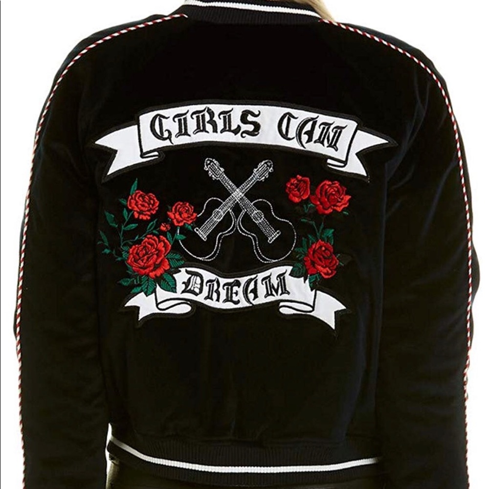 Sandro Embroidered Bomber Jacket